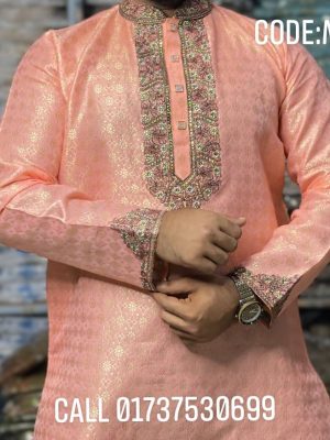 লাক্সারি কাতান পাঞ্জাবি [ MK-202 ]