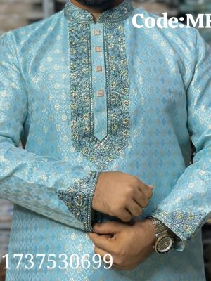 লাক্সারি কাতান পাঞ্জাবি [ MK-203 ]