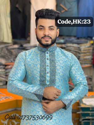 লাক্সারি কাতান পাঞ্জাবি [ HK-23 ]