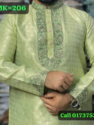লাক্সারি কাতান পাঞ্জাবি [ MK-206 ]