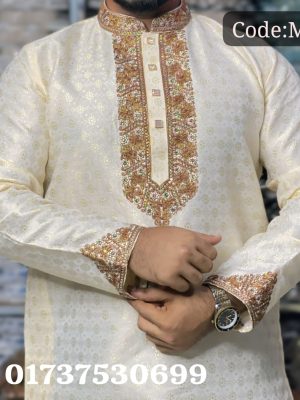 লাক্সারি কাতান পাঞ্জাবি [ MK-204 ]