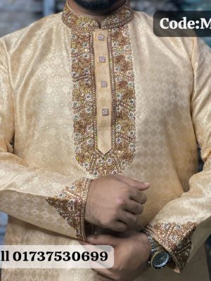 লাক্সারি কাতান পাঞ্জাবি [ MK-205 ]