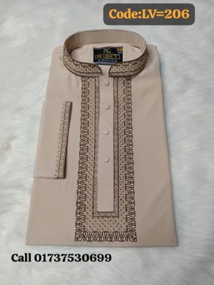 (Code-LV-206) চায়না মাইক্রো স্টিচ পাঞ্জাবি