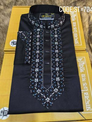 প্রিমিয়াম মাল্টি-সিকোয়েন্স এমব্রয়ডারি পাঞ্জাবি  (CODE: ST= 704)
